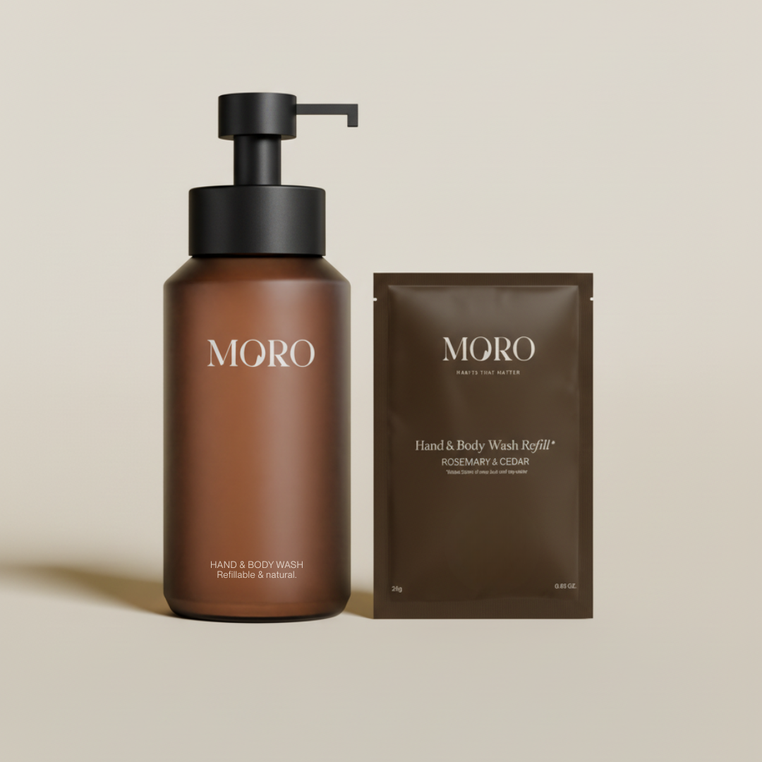 Hand & Body Wash Starter Kit Rosemary - MORO