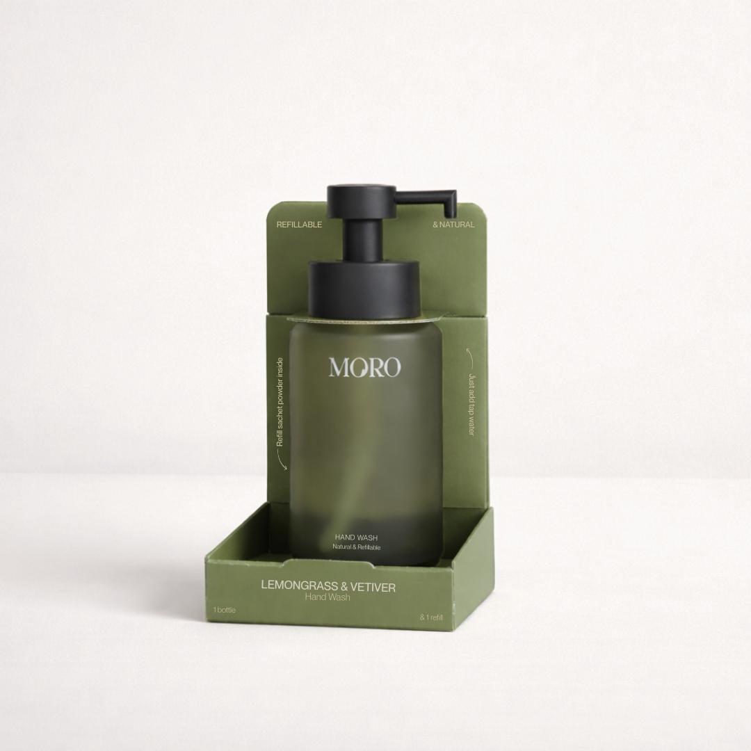Hand & Body Wash Starter Kit Lemongrass - MORO