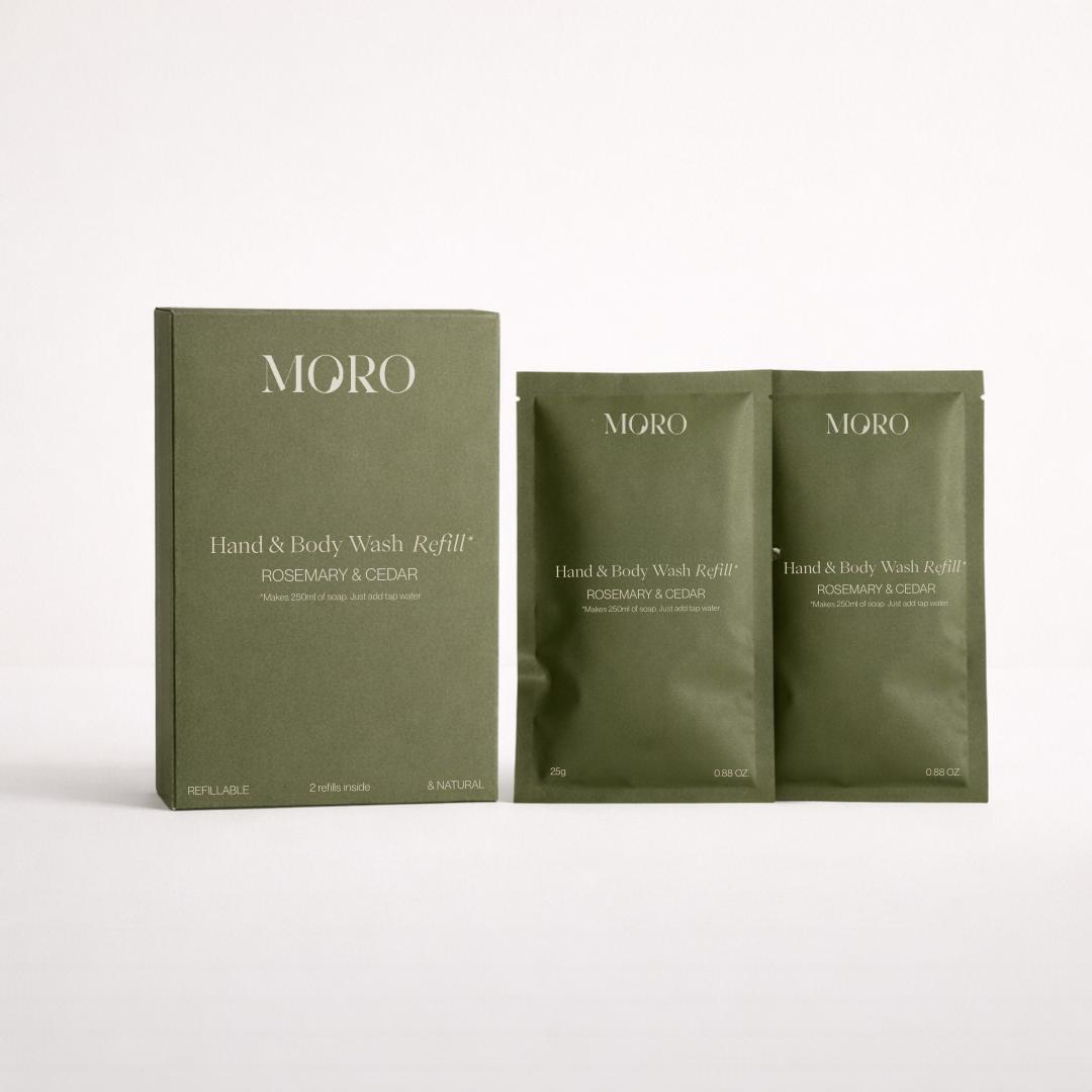 Hand & Body Wash Refill Lemongrass - MORO