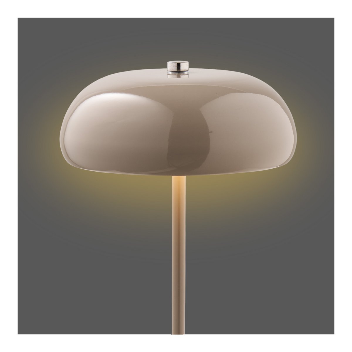 Margate Tafellamp oplaadbaar taupe ø16 cm