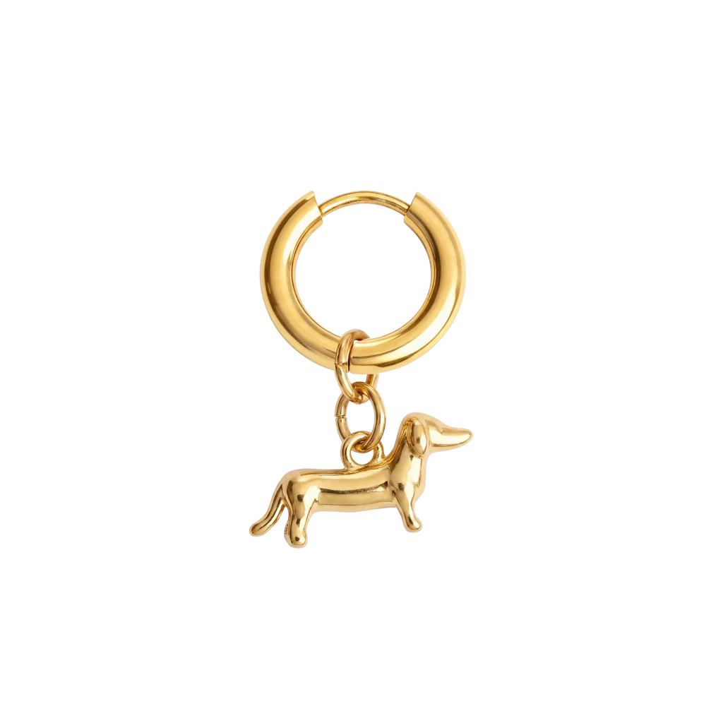 Tiny Sausage Dog Earring