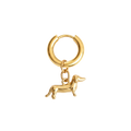 Tiny Sausage Dog Earring
