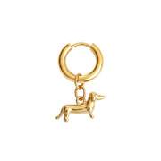 Tiny Sausage Dog Earring