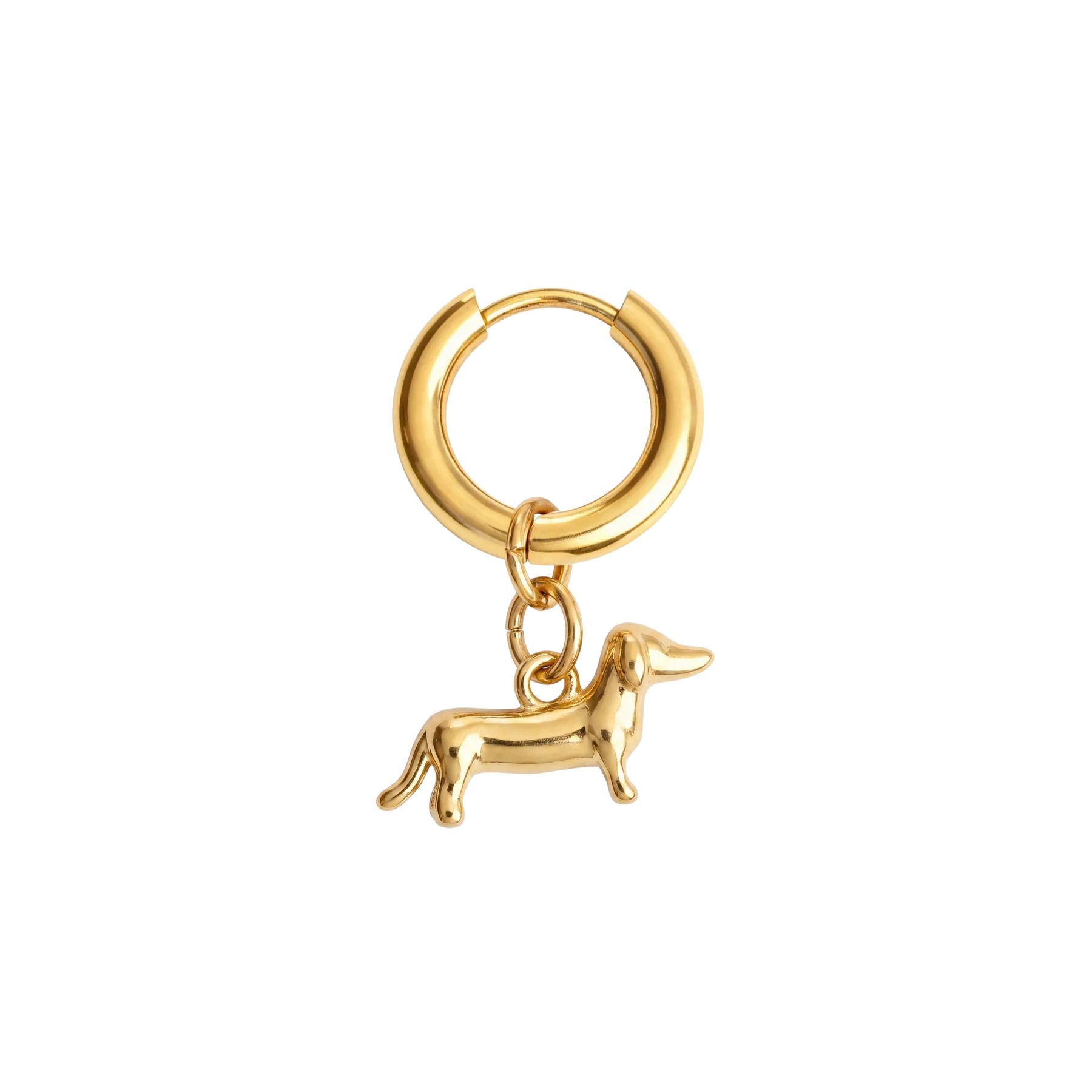 Tiny Sausage Dog Earring