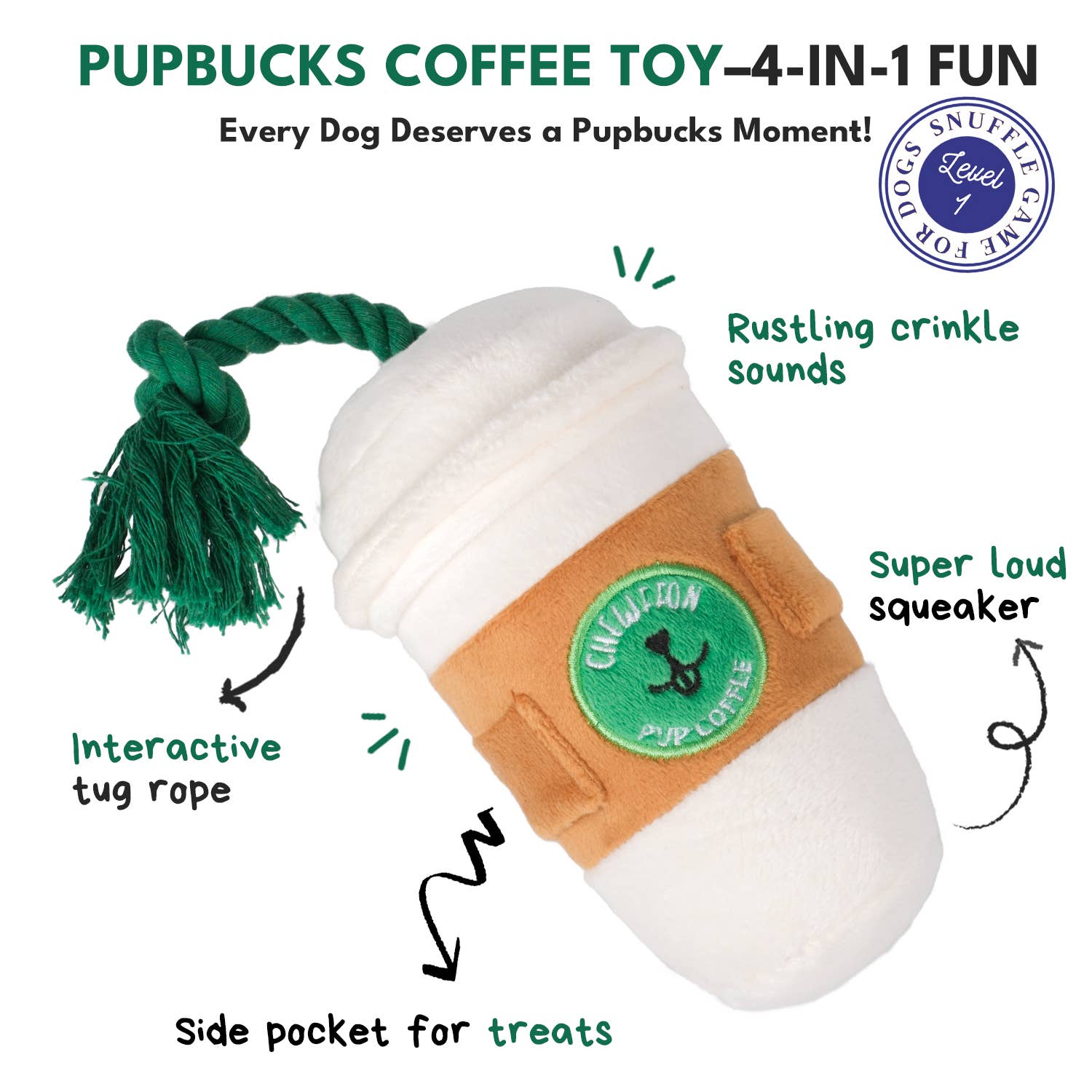 Pupcoffee - Dogtoy