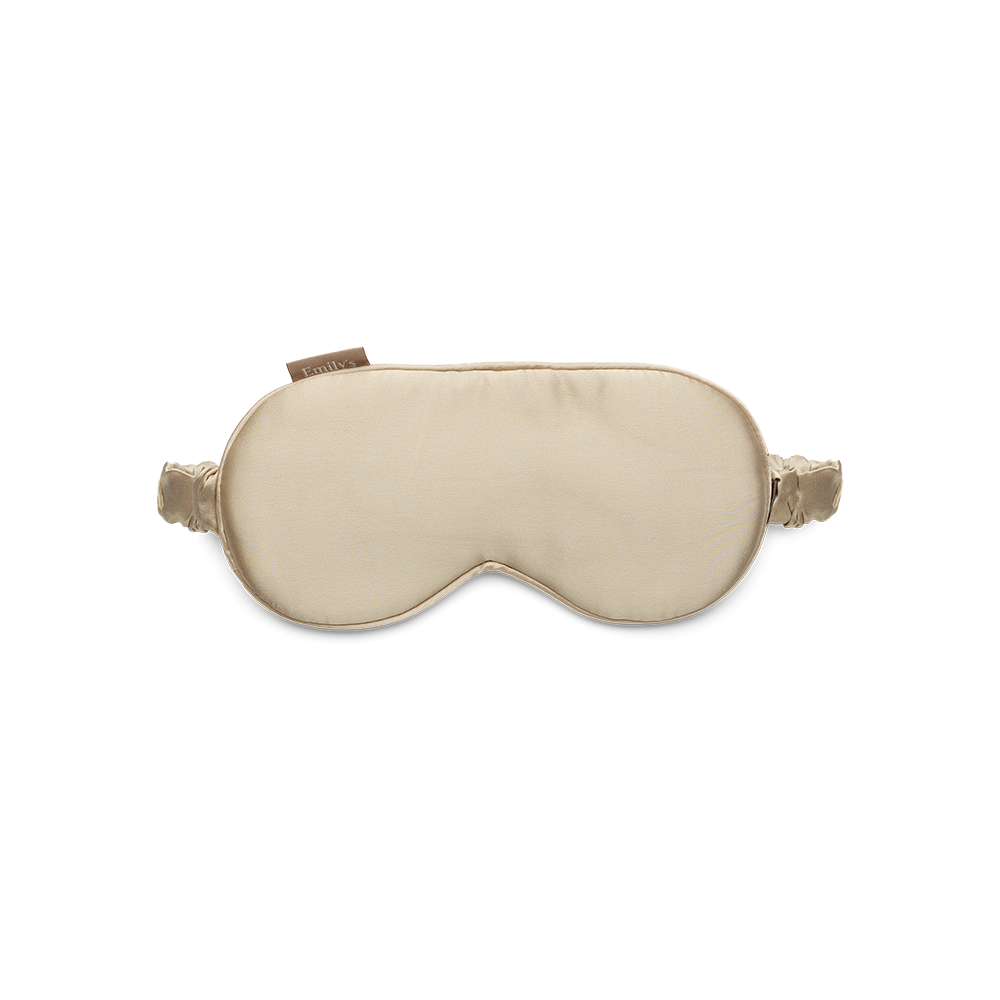 Emily's Pillow - Pure zijden slaapmasker: Champagne