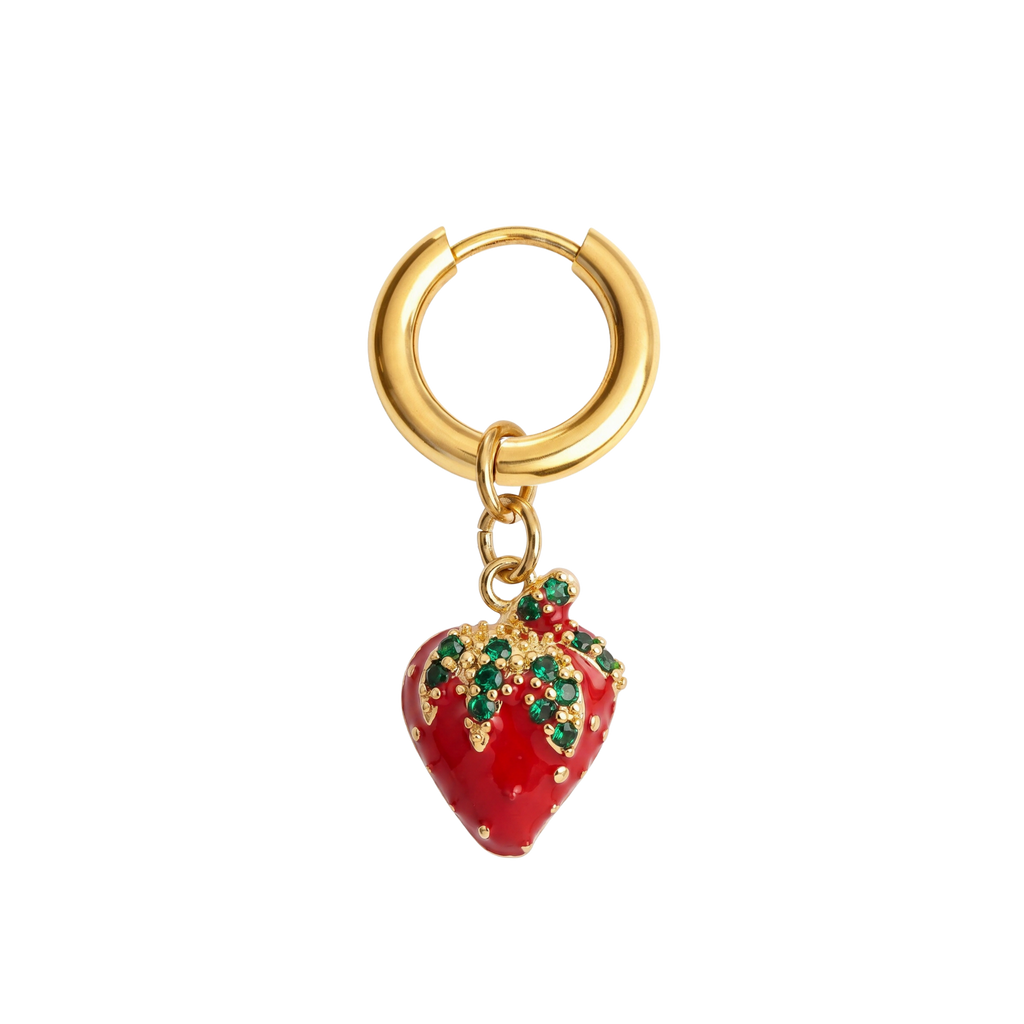 Strawberry Glam Earring