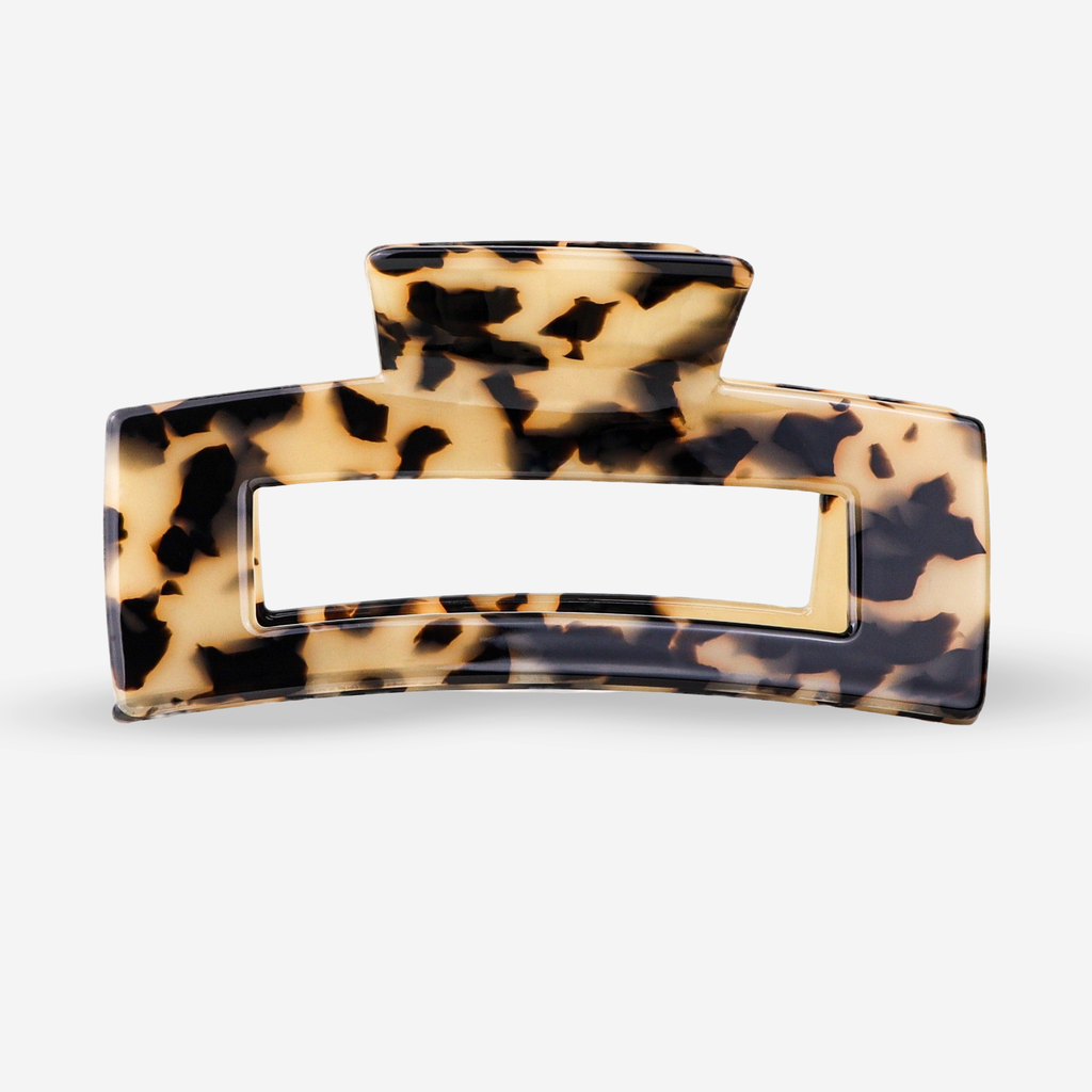 Sasstie haarclip -  Big Crush cheetahprint