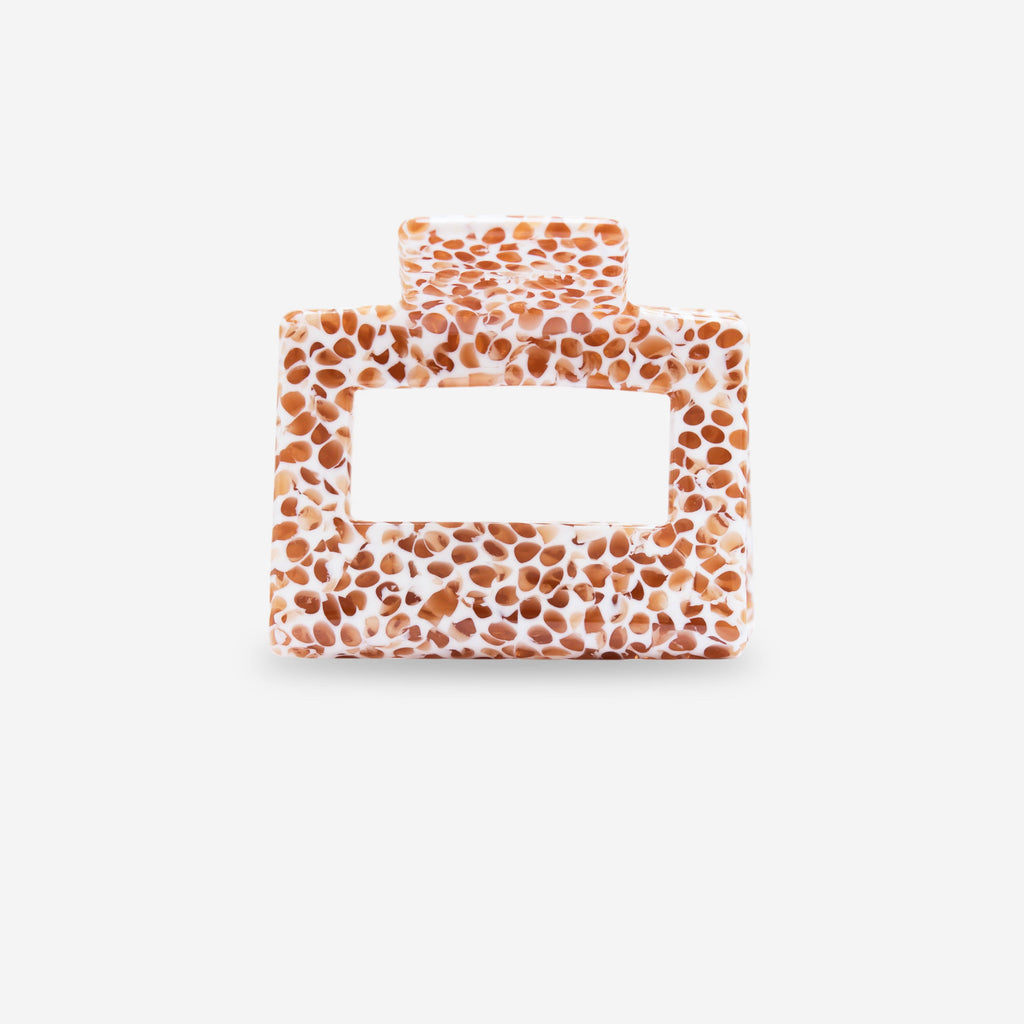 Sasstie haarclip -  Liberty brown dots