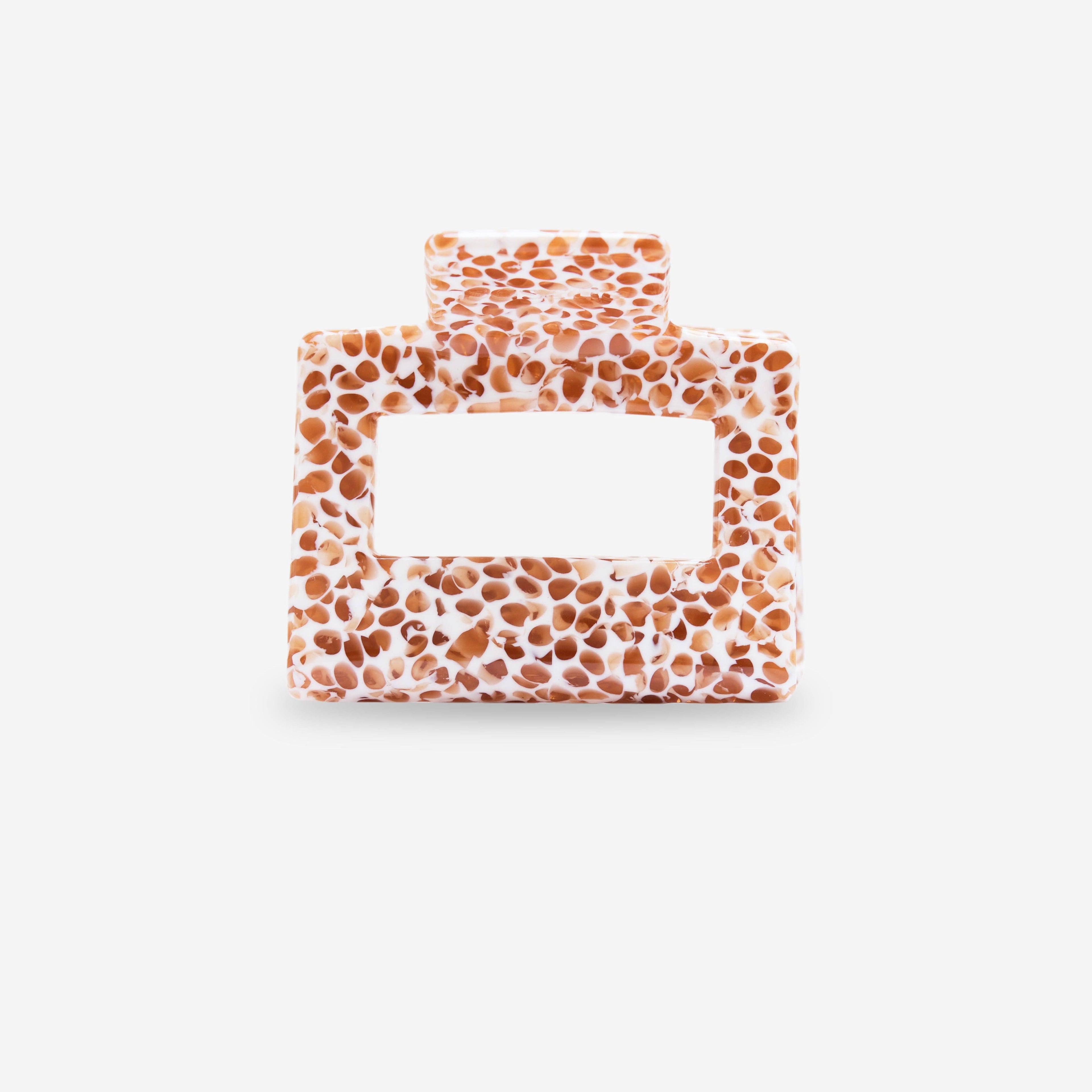 Sasstie haarclip -  Liberty brown dots