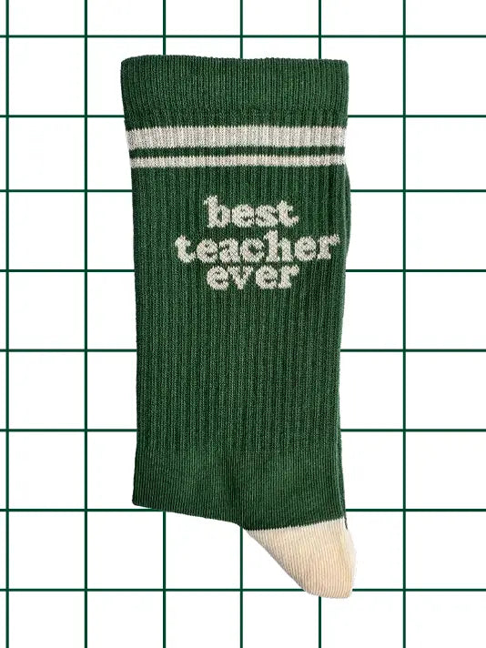 best teacher sokken groen