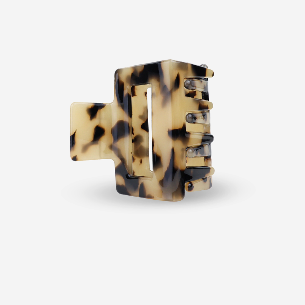 Sasstie haarclip -  Liberty luipaarddessin