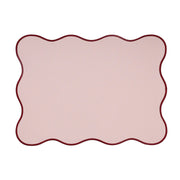 placemat lederlook rood rechthoek