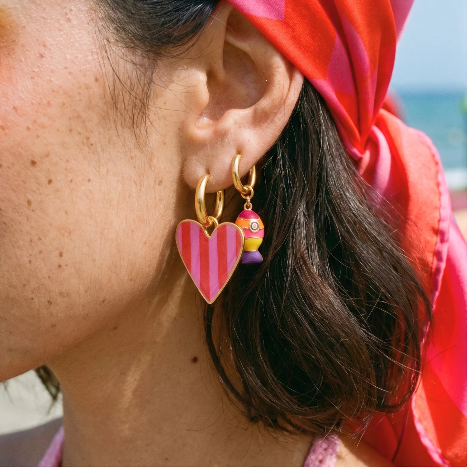 Catch of the Day Earring