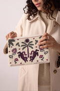 Palm Oasis Pouch - groen/roos
