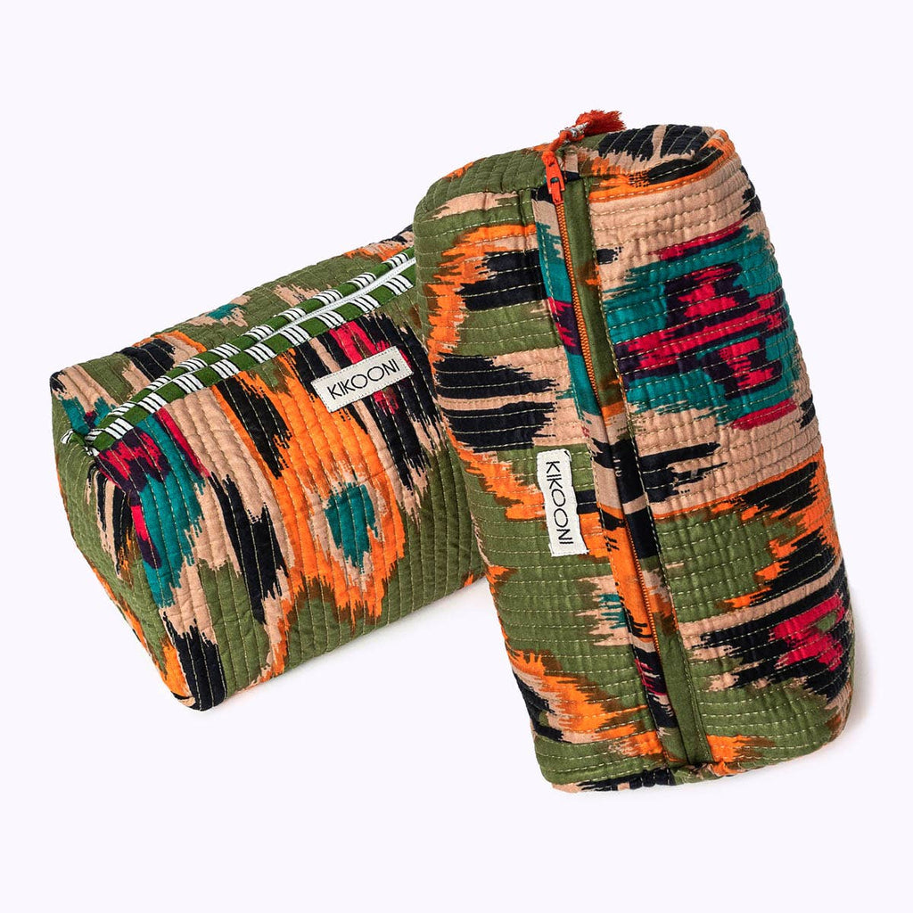 Green Bloom Beauty bag