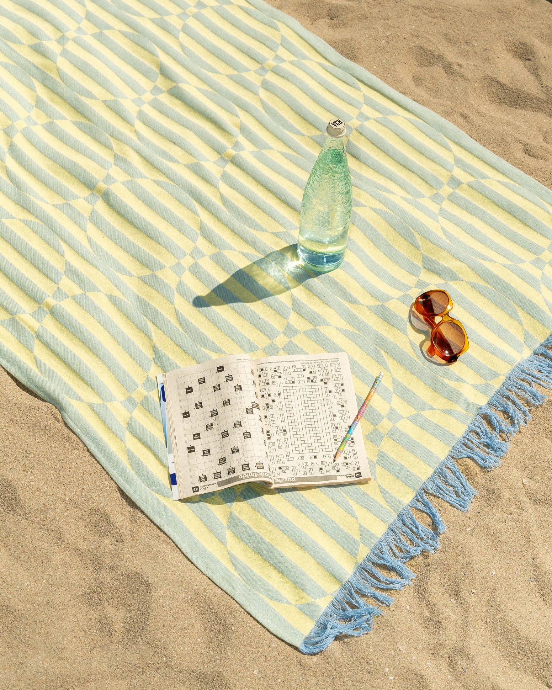 Tarta Gelatina - Strandhanddoek - Bosbessenlimonade