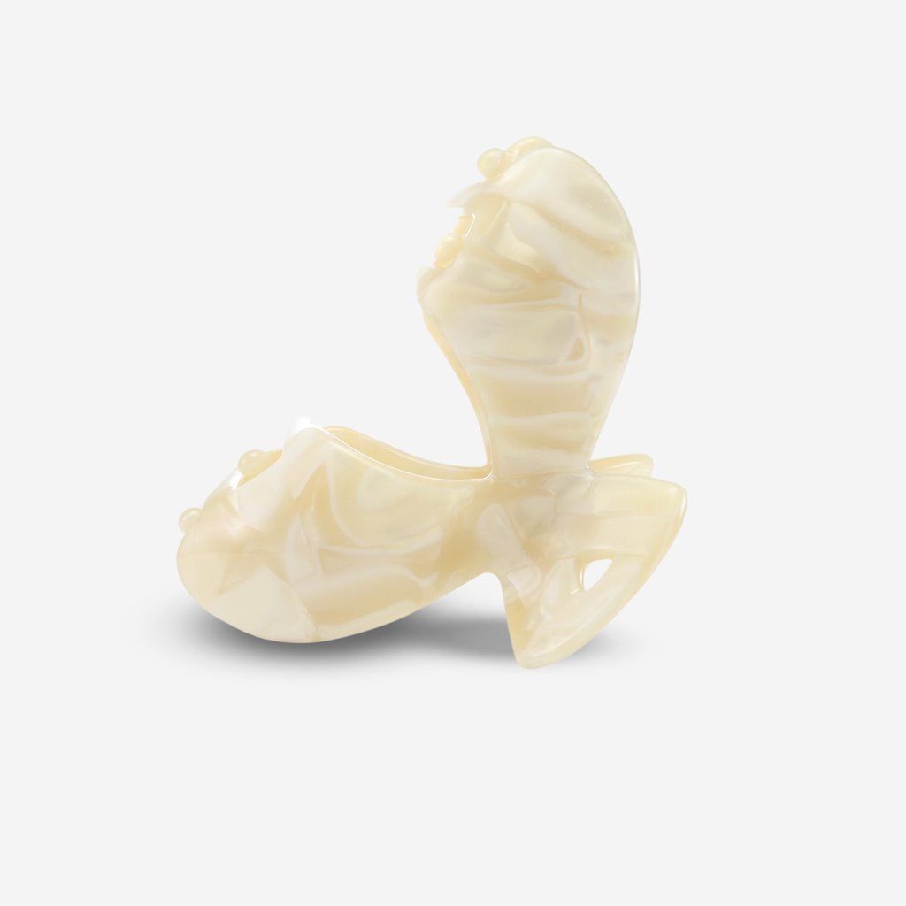 Sasstie haarclip - parelmoerlook
