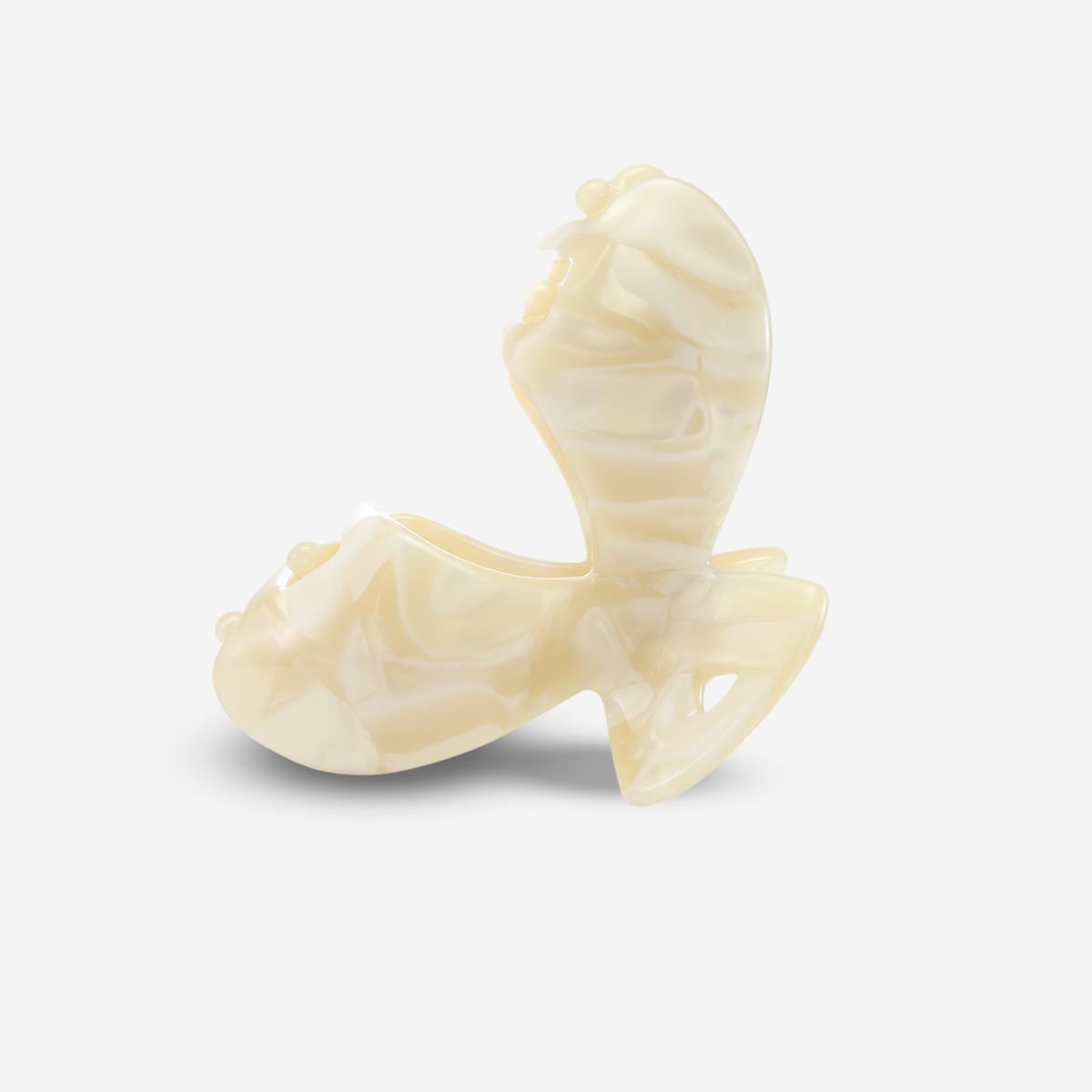 Sasstie haarclip - parelmoerlook
