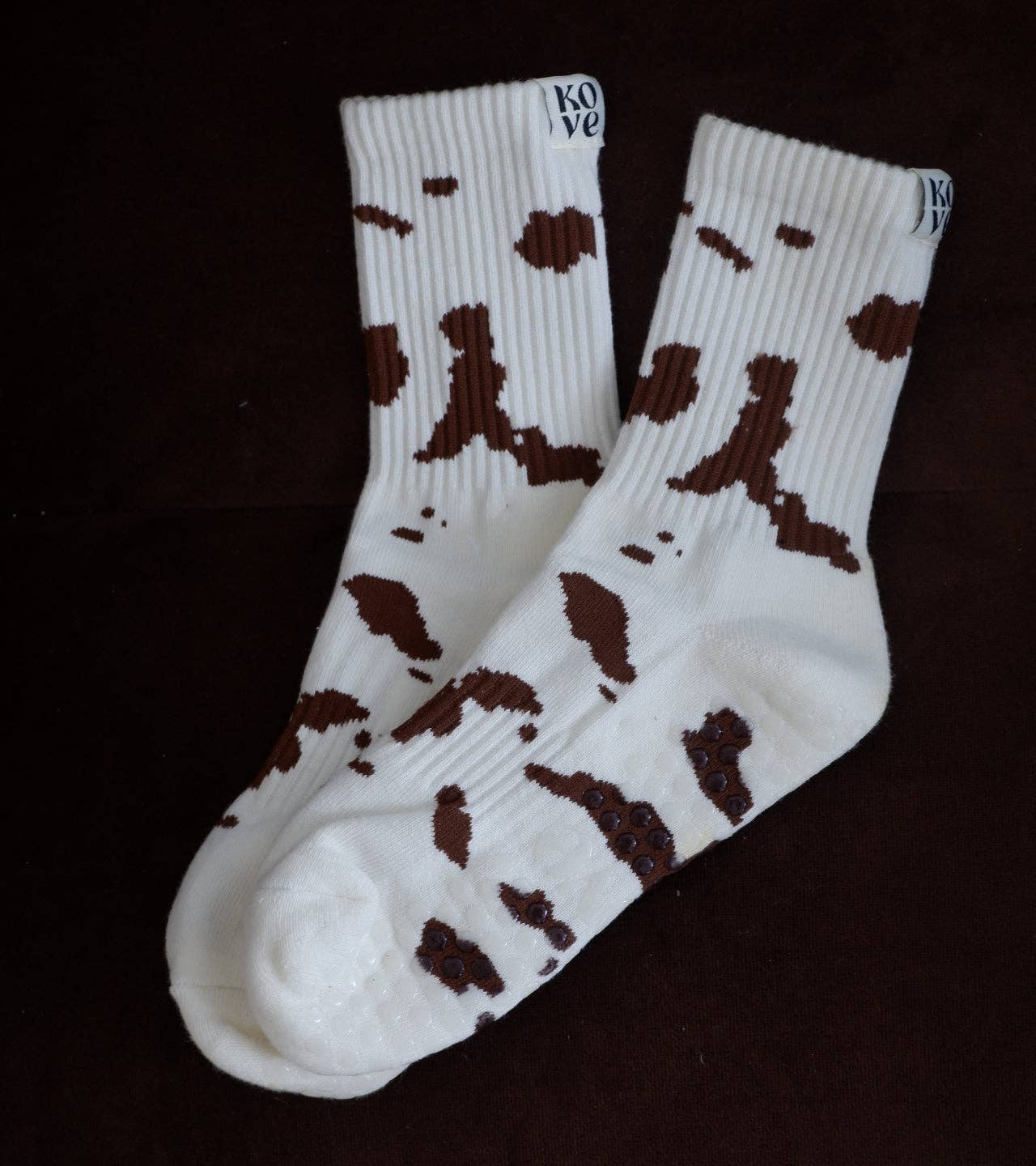 Pilates sokken Cowprint - Kove