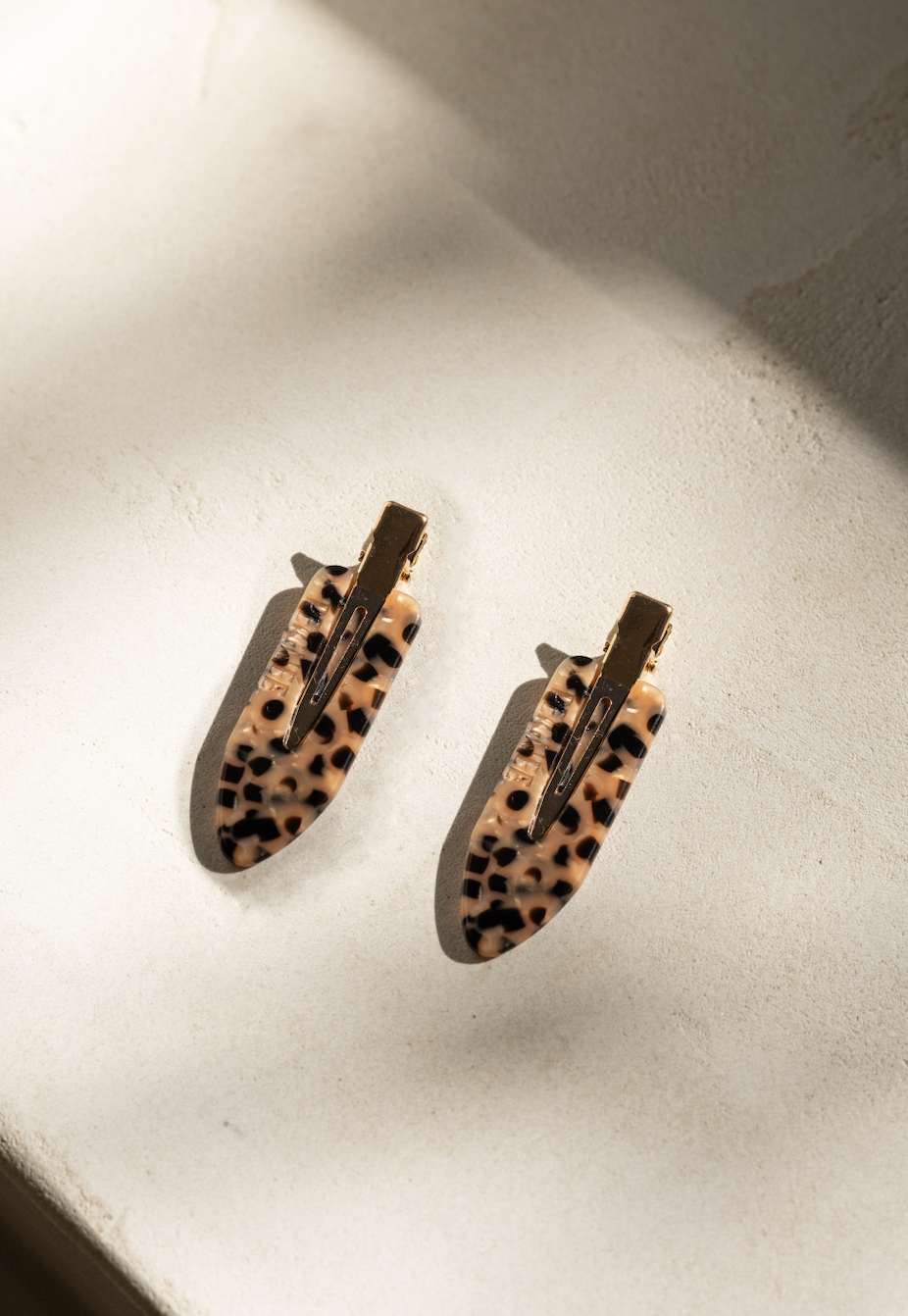 Leopard haarclips (set van 2)
