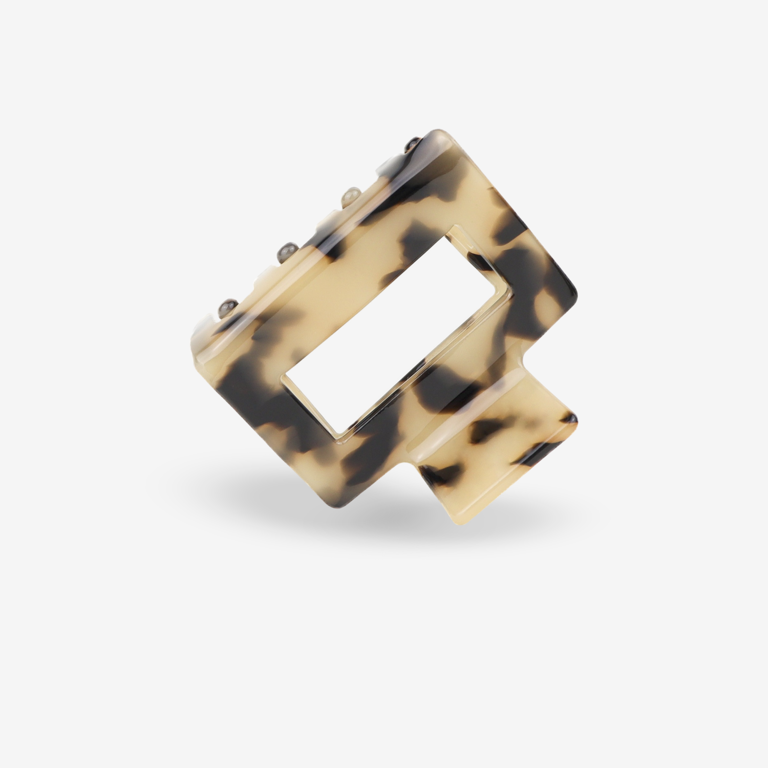Sasstie haarclip -  Liberty luipaarddessin