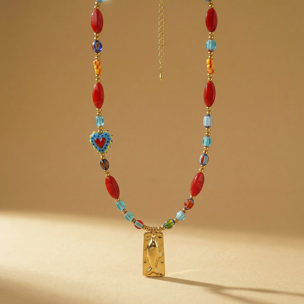Kralenketting gold fish