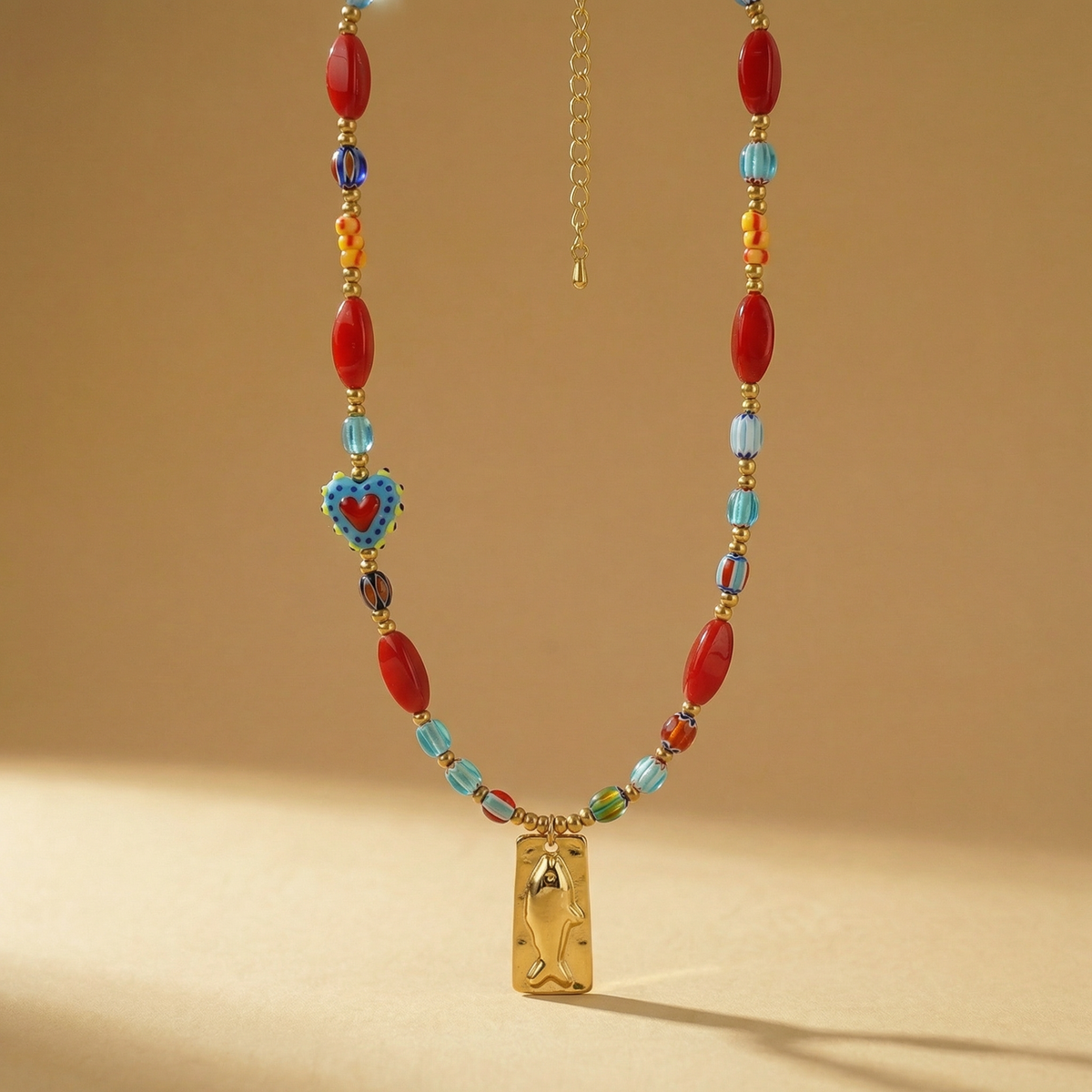 Kralenketting gold fish