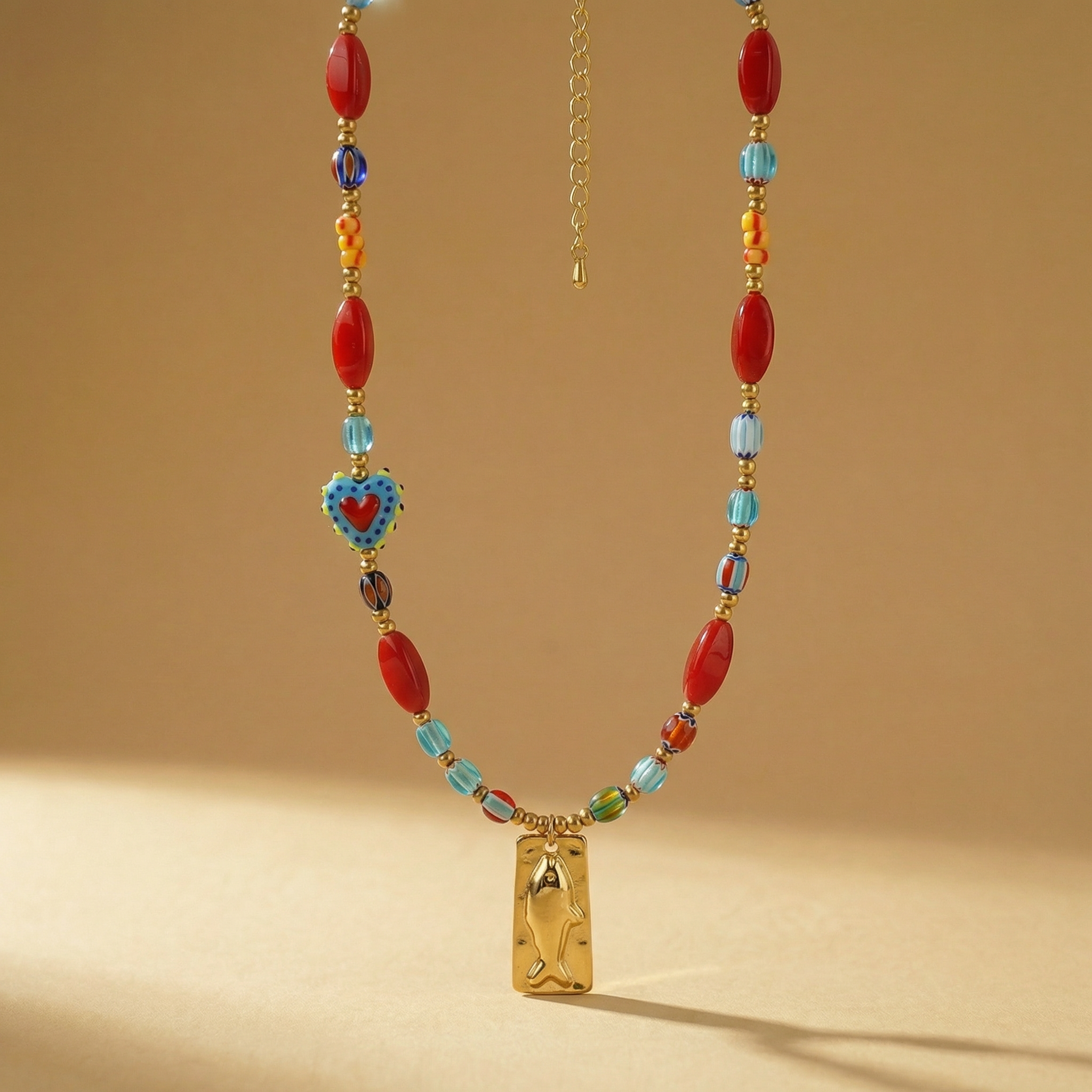 Kralenketting gold fish