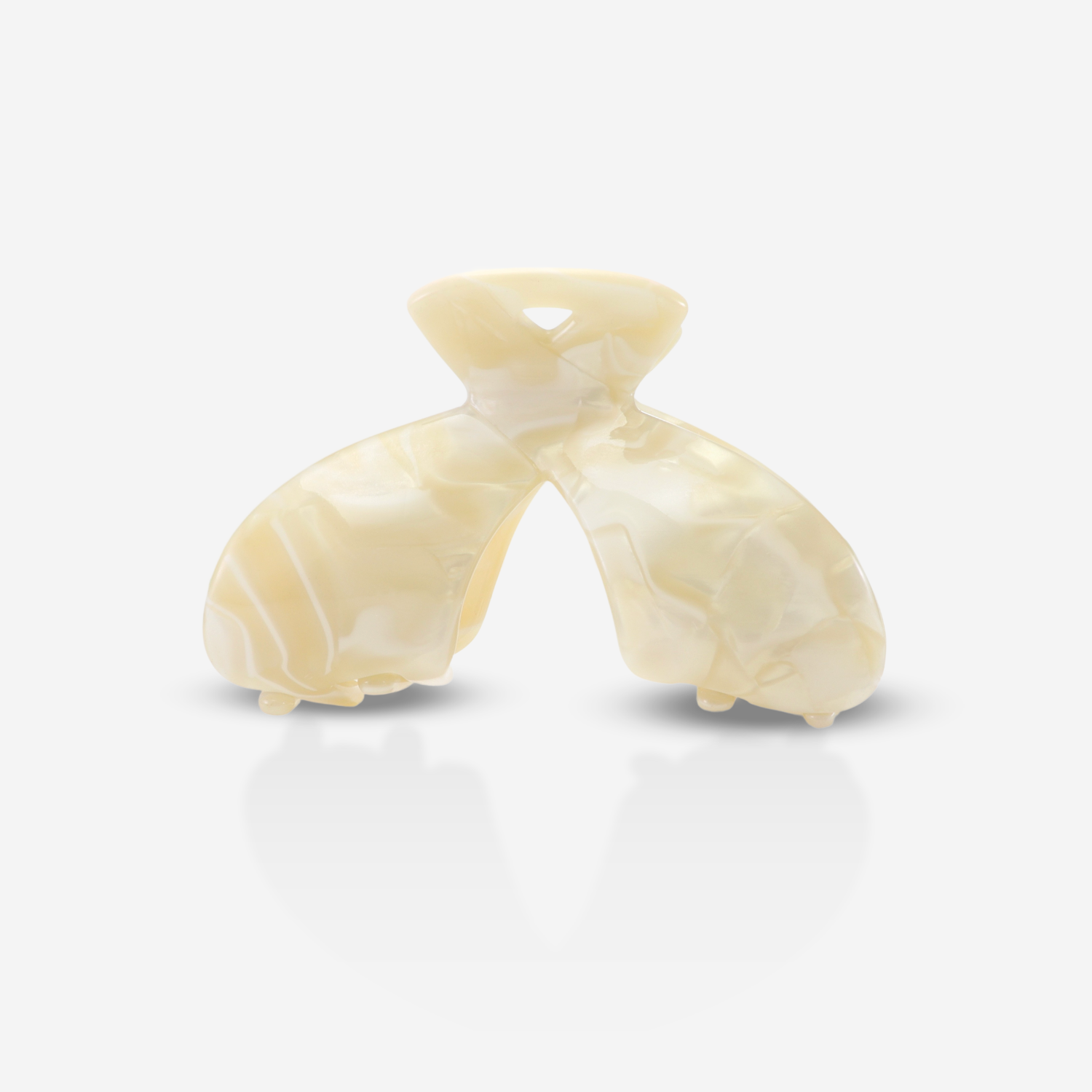 Sasstie haarclip - parelmoerlook