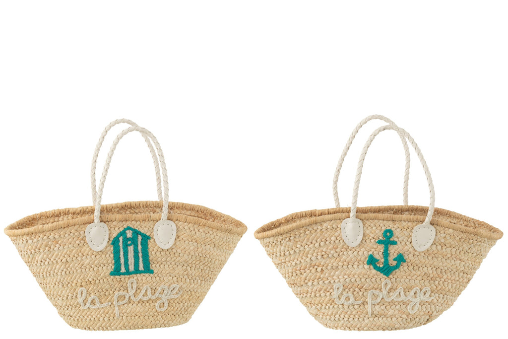 Geweven strandtas - J-Line