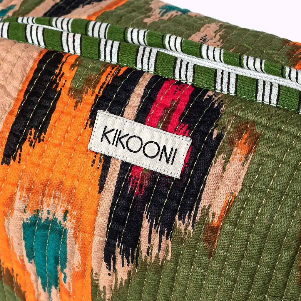 Green Bloom Beauty bag