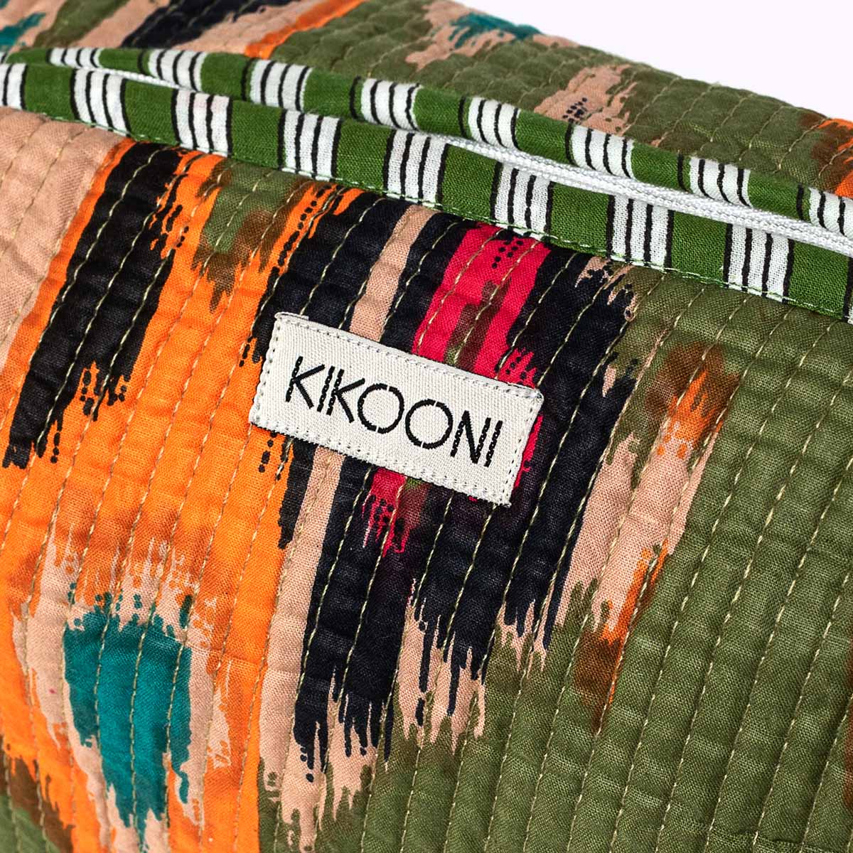 Green Bloom Beauty bag