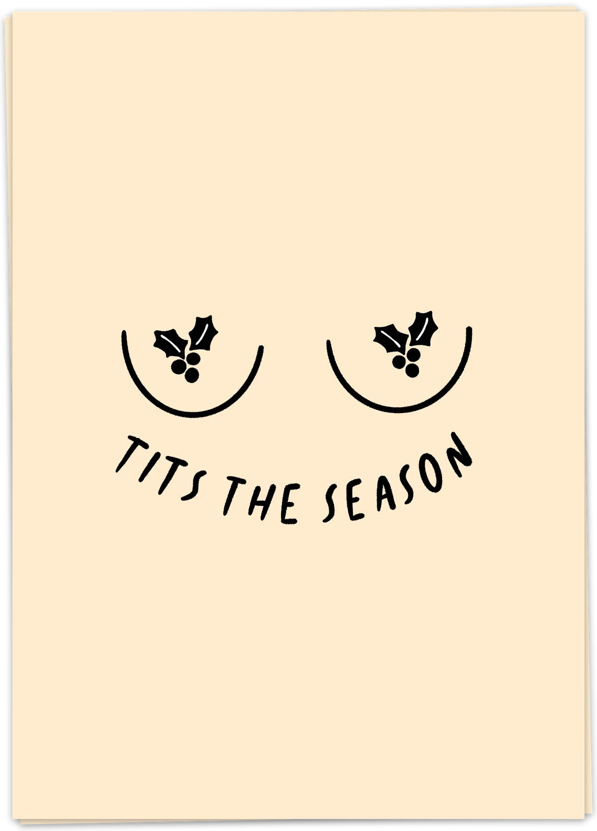 Wenskaart Tits the season - Kaartblanche