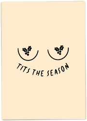 Wenskaart Tits the season - Kaartblanche
