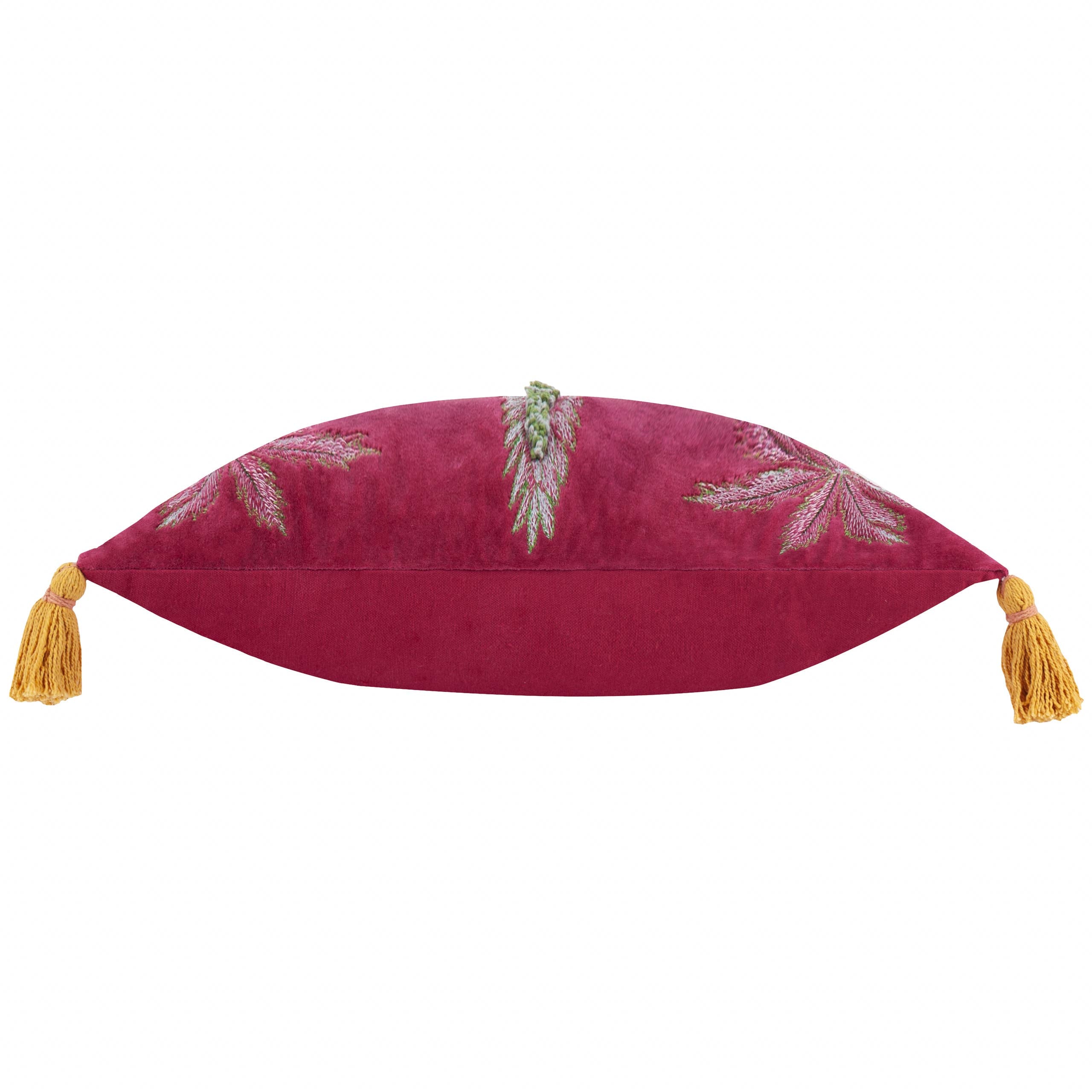 Kalahari fluwelen kussen met borduursel in multikleuren