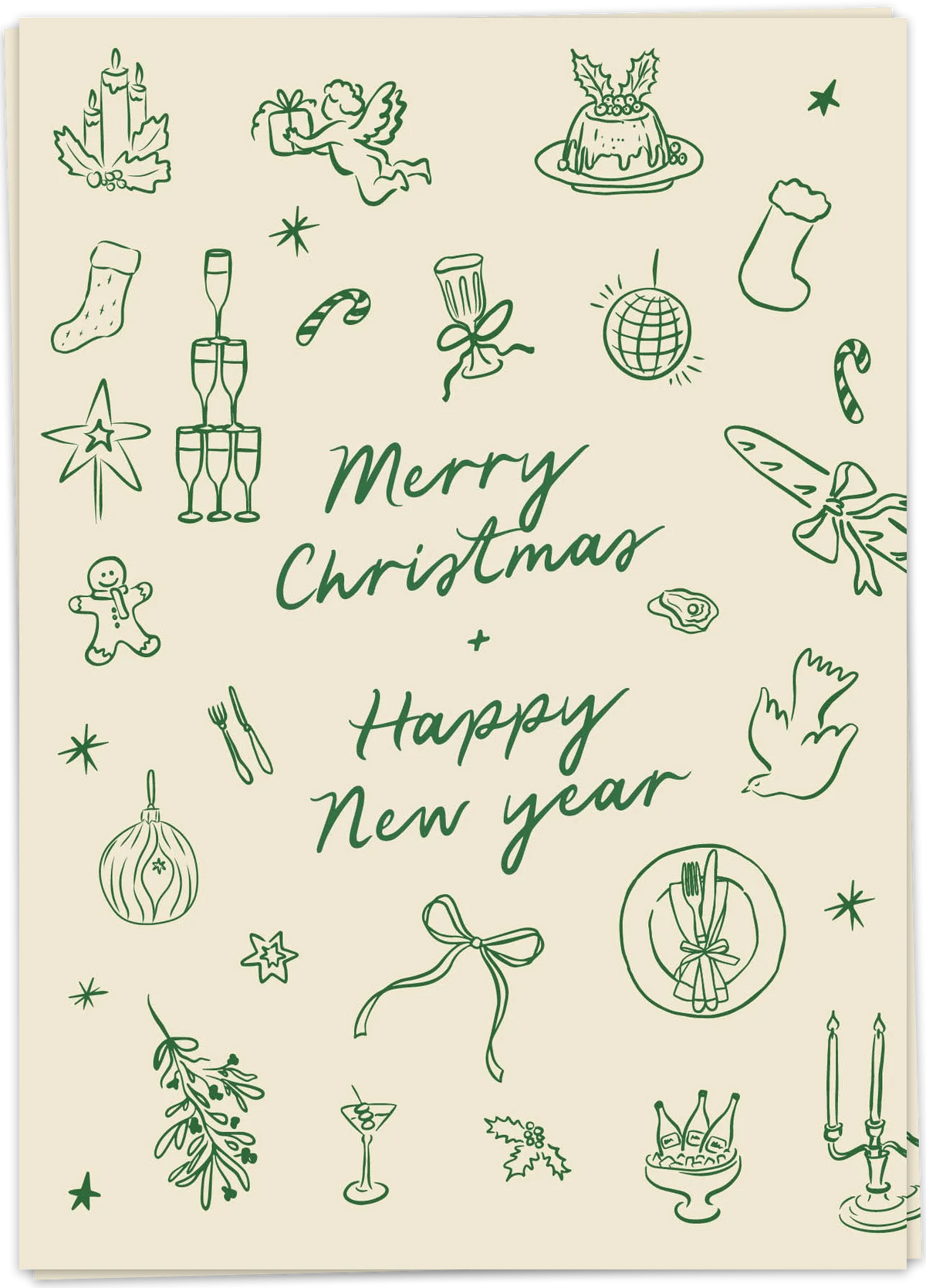 Wenskaart Whimsical Christmas - Kaartblanche