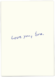 Wenskaart Love u bro - Kaartblanche