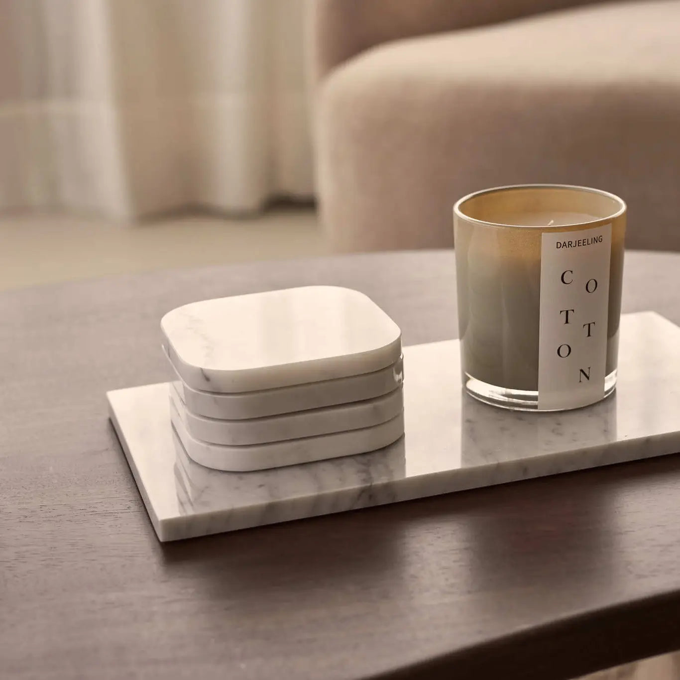 Marmeren set - wit