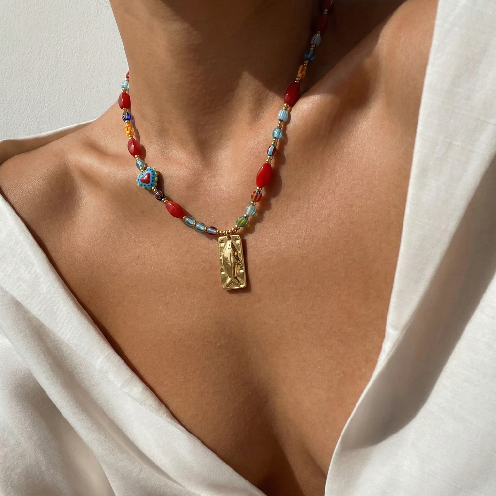 Kralenketting gold fish