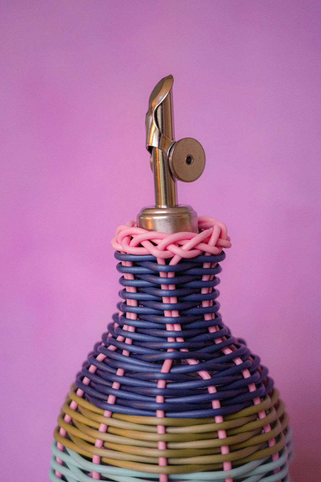 Maegen Olie Gieter - Roze/Donkerblauw