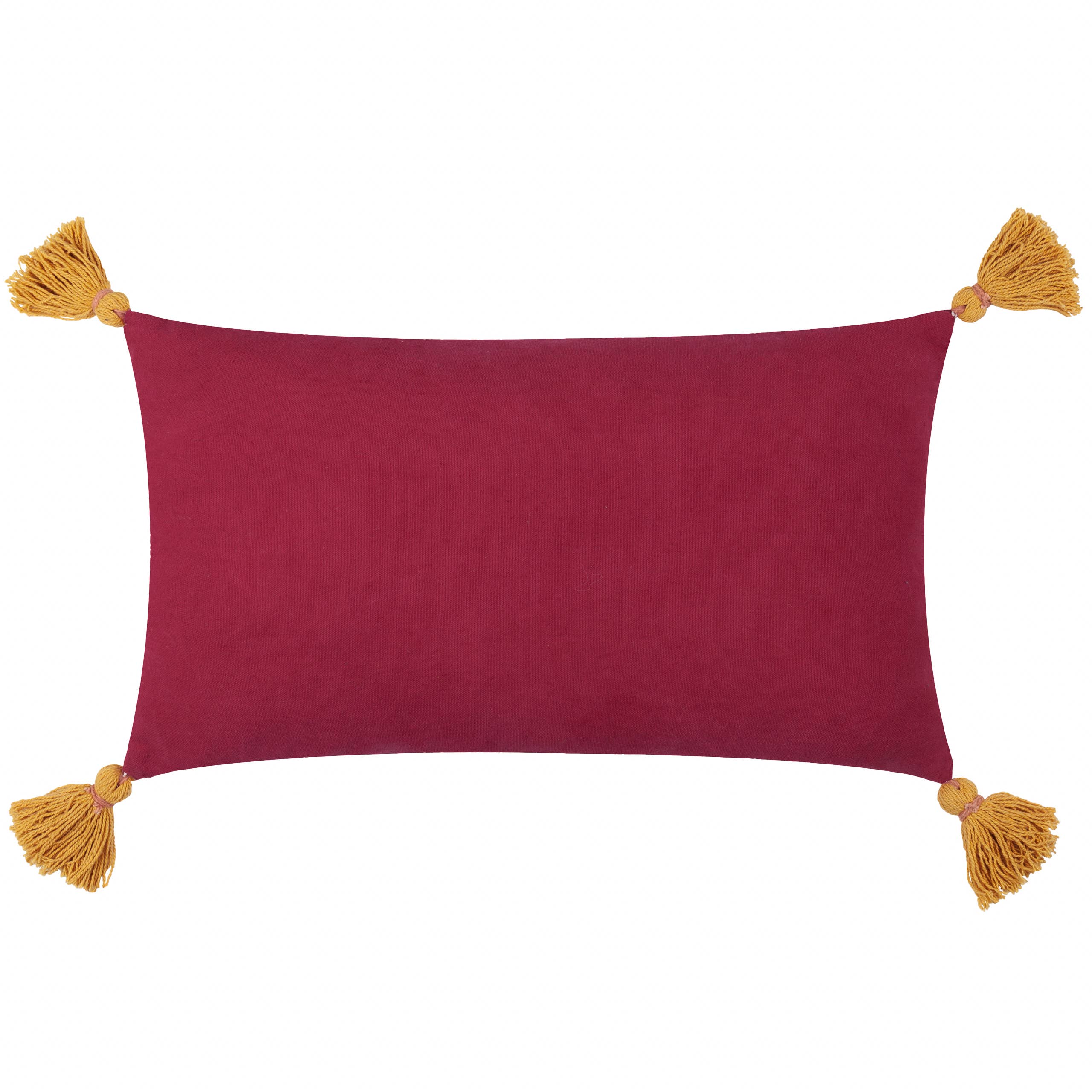Kalahari fluwelen kussen met borduursel in multikleuren