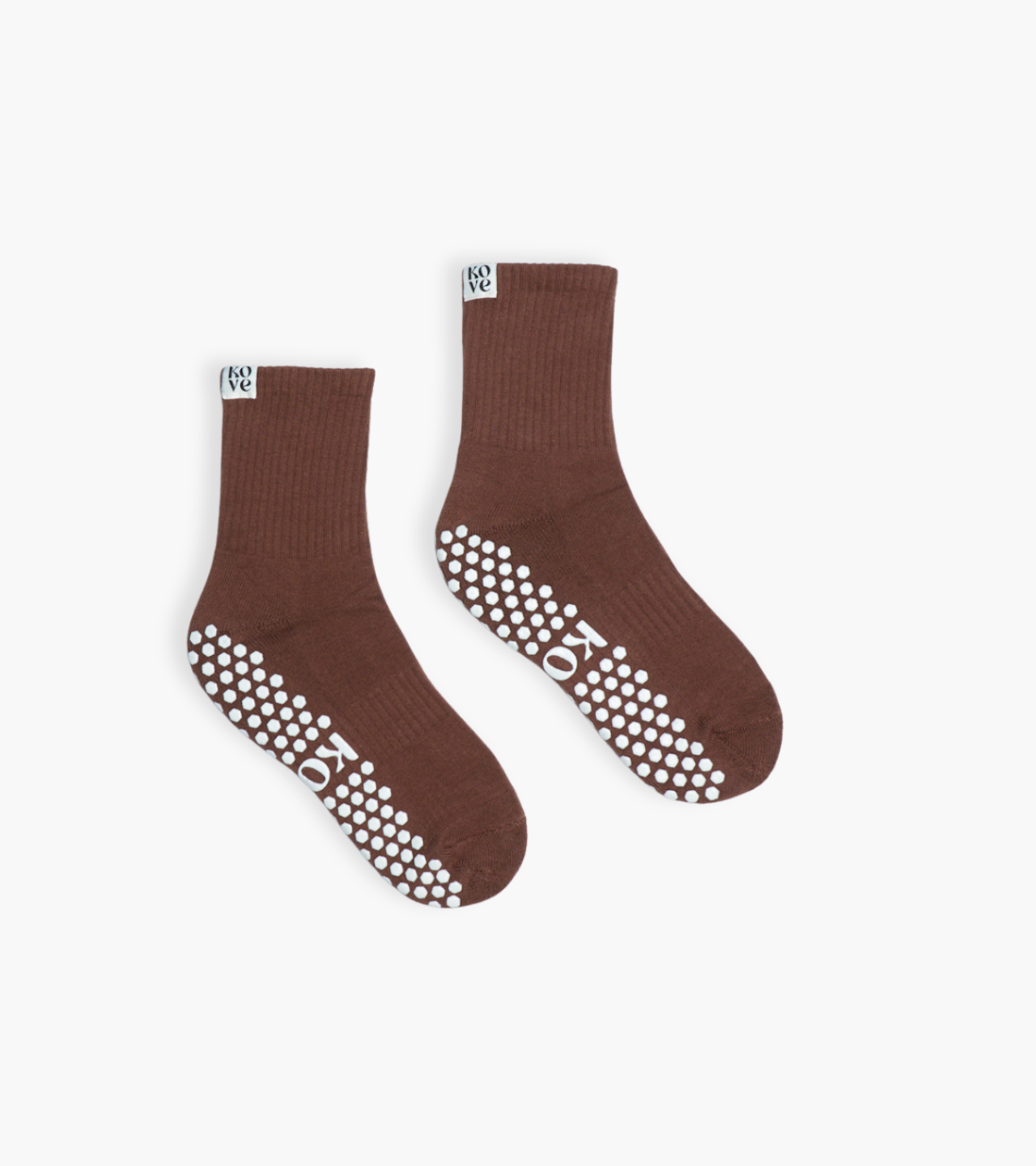 Pilates sokken mocha - Kove
