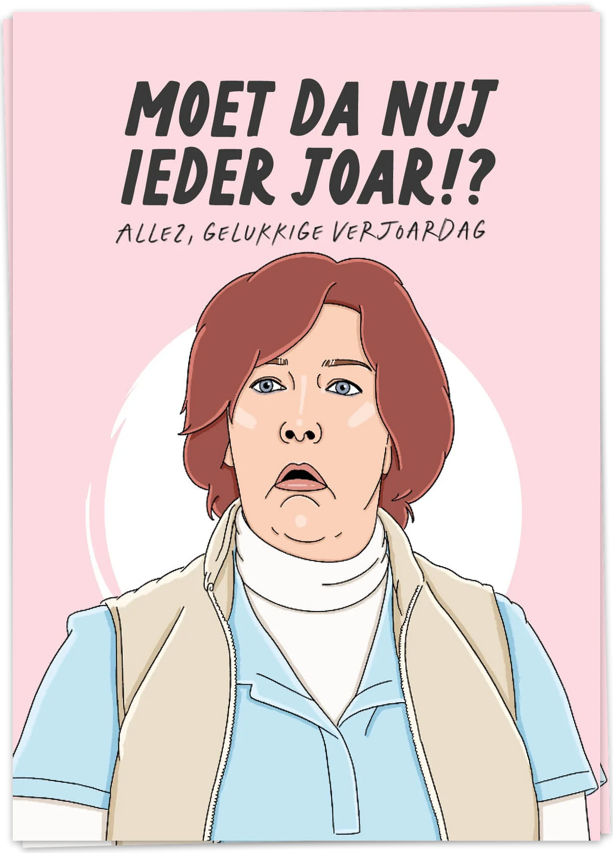 Wenskaart Ieder joar - Kaartblanche