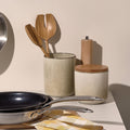 Salt & Pepper Voorraadpot 12xH12cm ivoor
