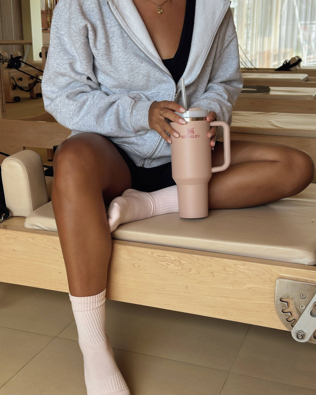 Pilates sokken Rose - Kove