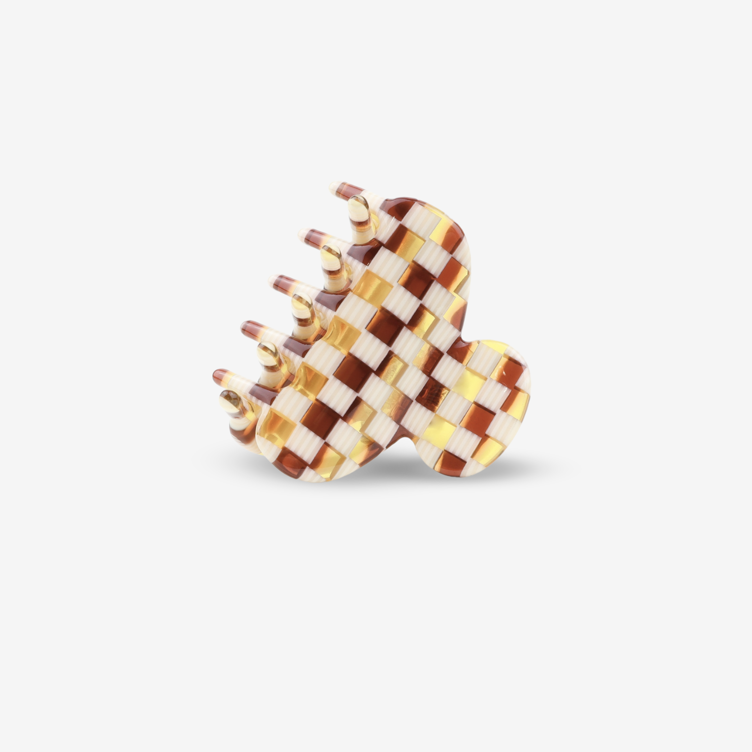 Ssstie haarclip -  Crop met ruitpatroon