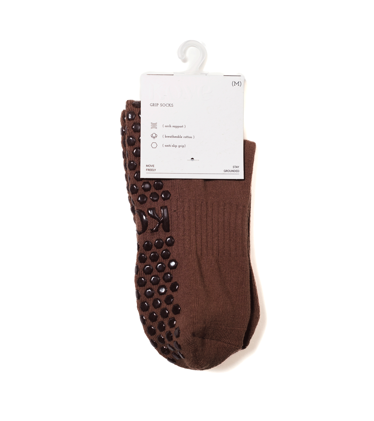 Pilates sokken mocha - Kove