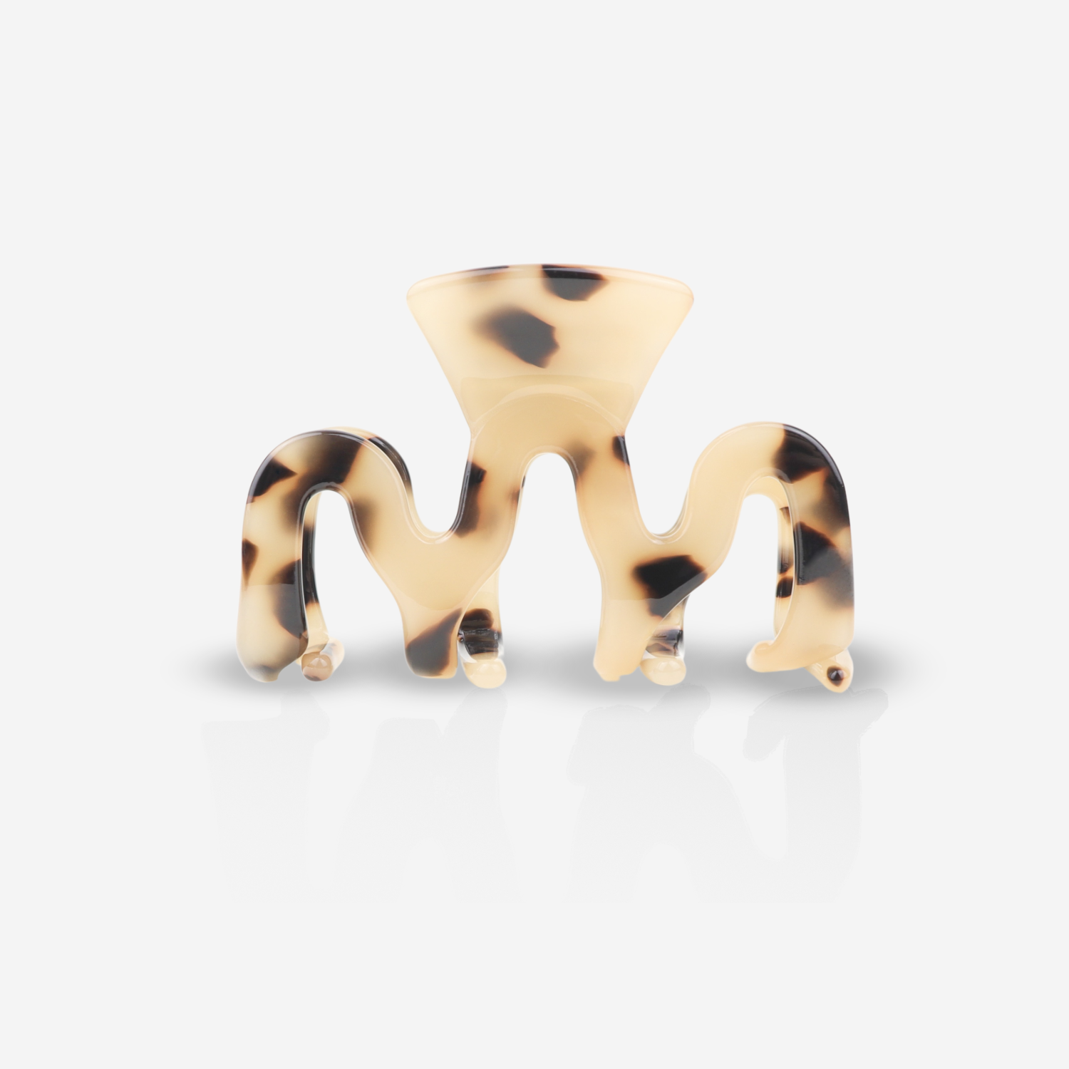 Sasstie Haarclip - Wave met luipaardprint