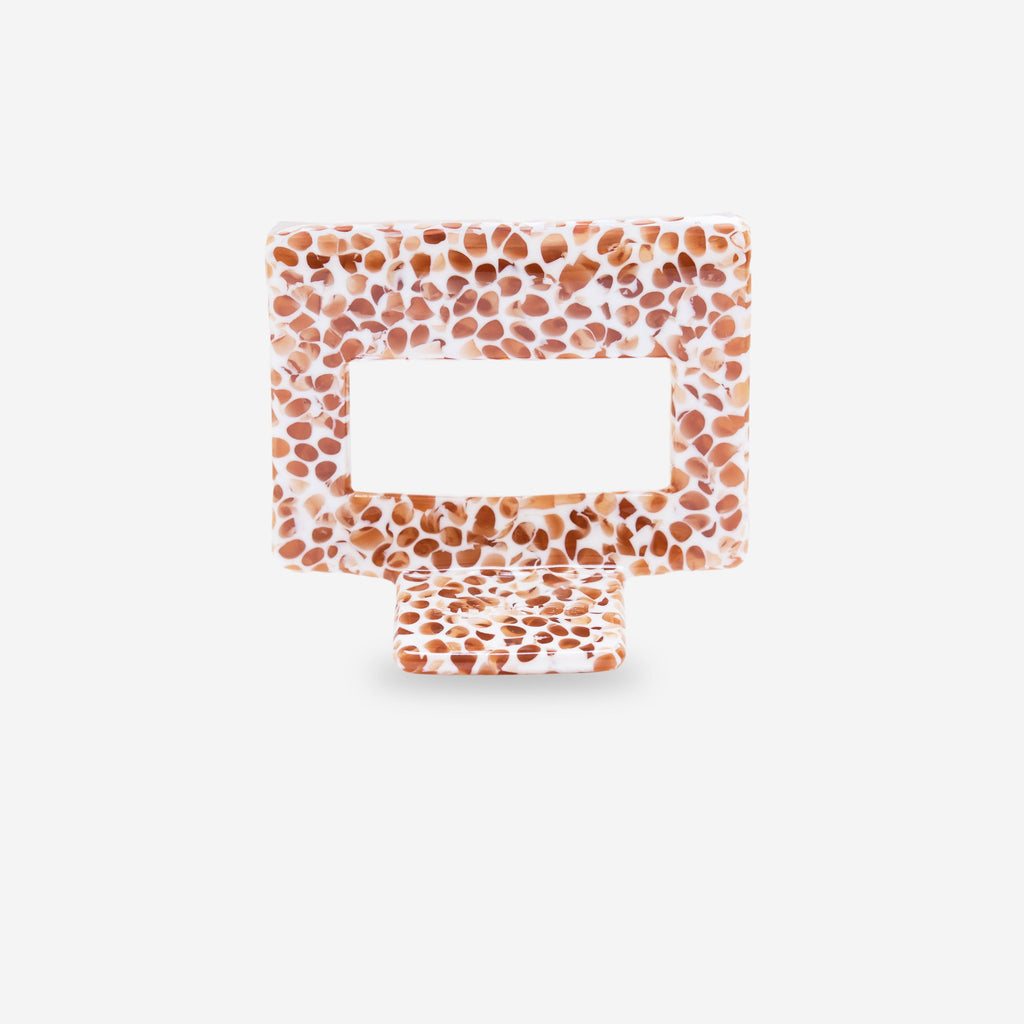 Sasstie haarclip -  Liberty brown dots